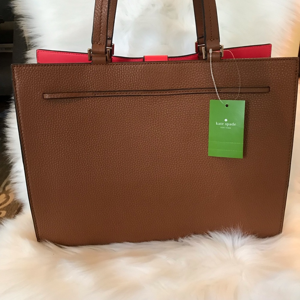 Kate spade hayes ginger tote warm ginger red - Picture 7 of 8